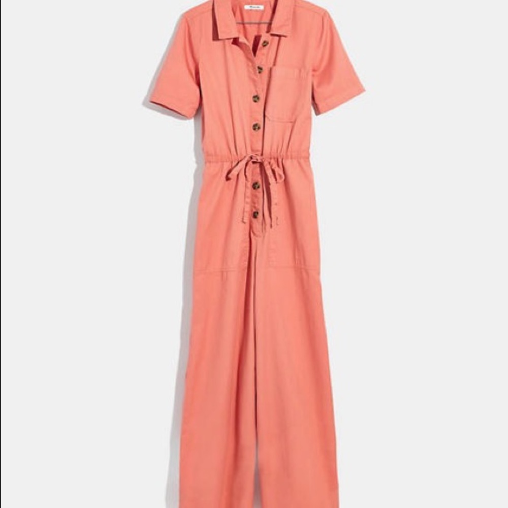 NWT Madewell Wide Leg Utility Jumpsuit | 6